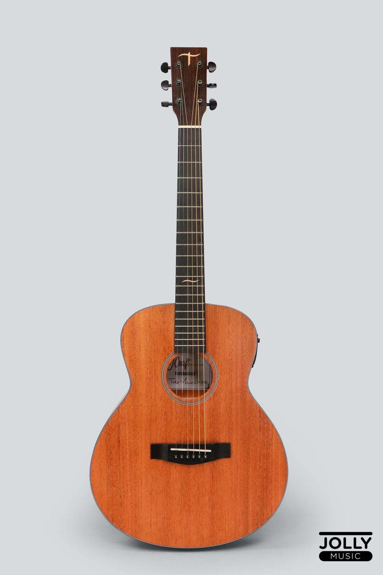 JCraft Troubadour Taka Mini EQ Left Hand GS 7/8 Acoustic Guitar